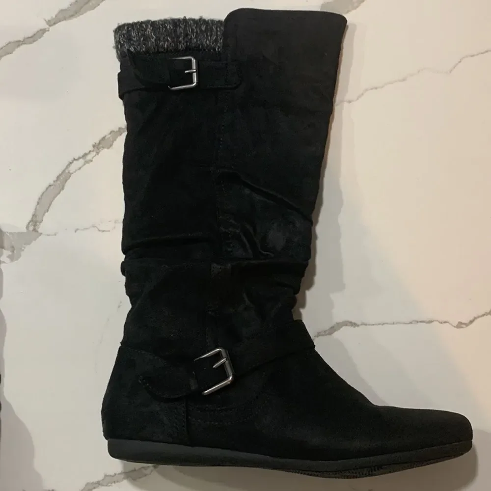 Dolce Vita | Ellaway Women’s Black Tall Suede Fashion Knee High Boots Size 7